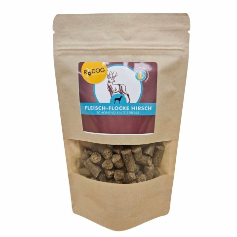 Hund Flocken Trockenfutter RyDog Fleisch-Flocke Hirsch 125g 1 Stück -1- Anifit
